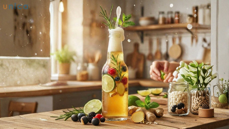 Bí Quyết Làm Beer Gừng Trái Cây Và Thảo Dược- Vốn Ít Lời Cao